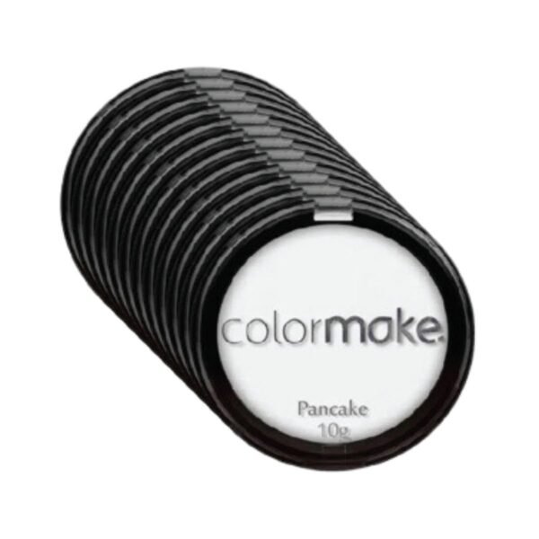 Kit com 12 pancakes brancos Colormake 10g