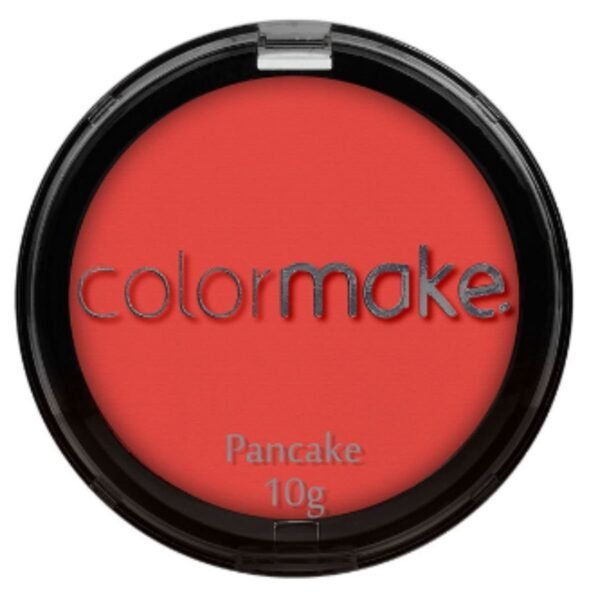 Pancake FLUOR vermelho NEON Colormake 10g