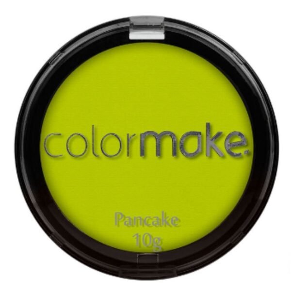 Pancake FLUOR amarelo NEON Colormake 10g