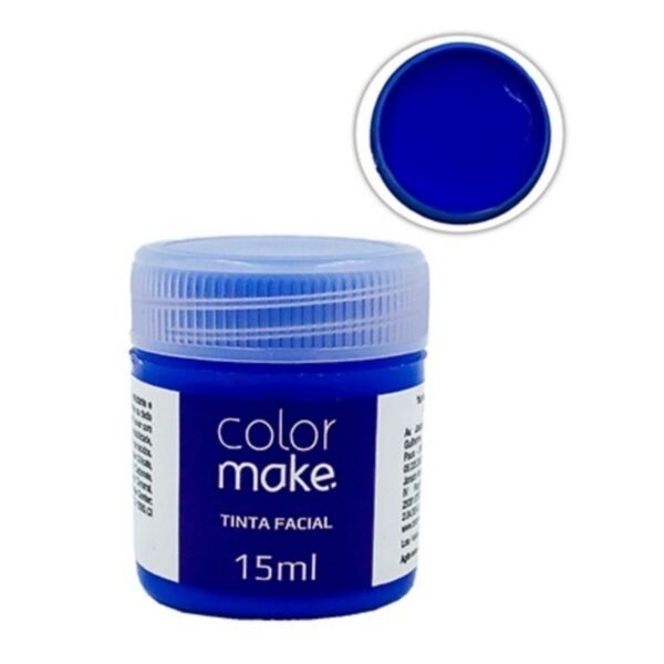 Tinta Facial líquida azul 15ml Colormake