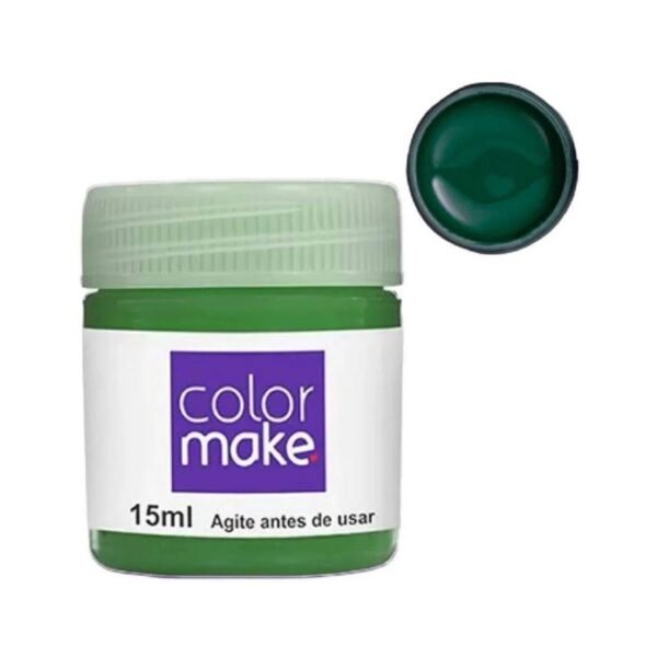 Tinta Facial líquida verde 15ml Colormake