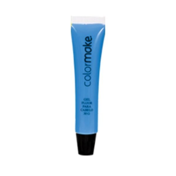 Gel Fluor Bisnaga AZUL NEON Colormake 30g