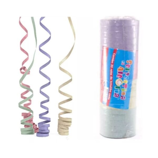 Serpentina pacote com 10 rolos