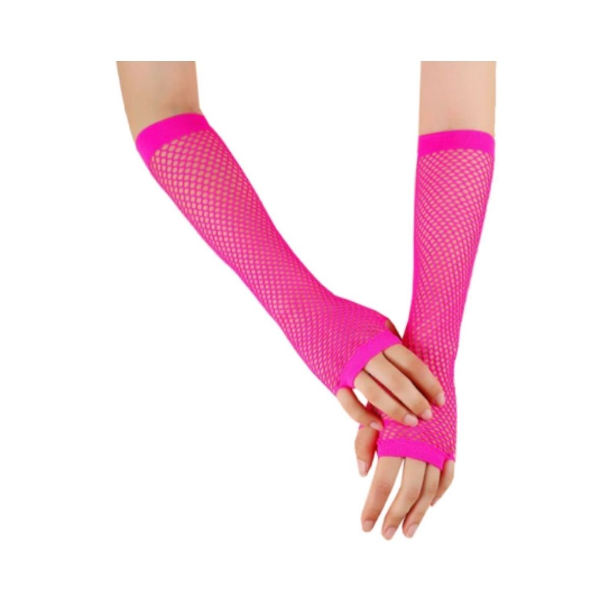 fb684b40c2a2786a919ba96ba2a1c123.jpg Luva Arrastão NEON longa ROSA 25cm - Imagem 1