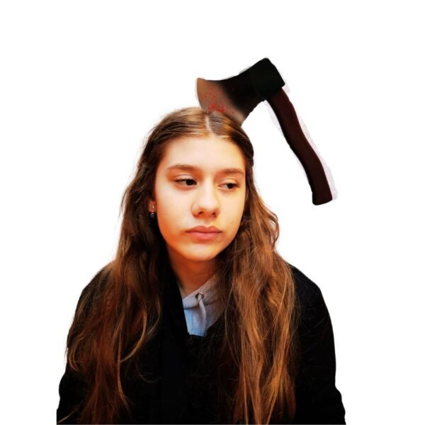 Tiara com Machado Halloween