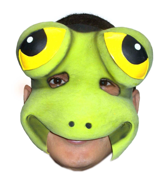 Máscara em Látex Sapo