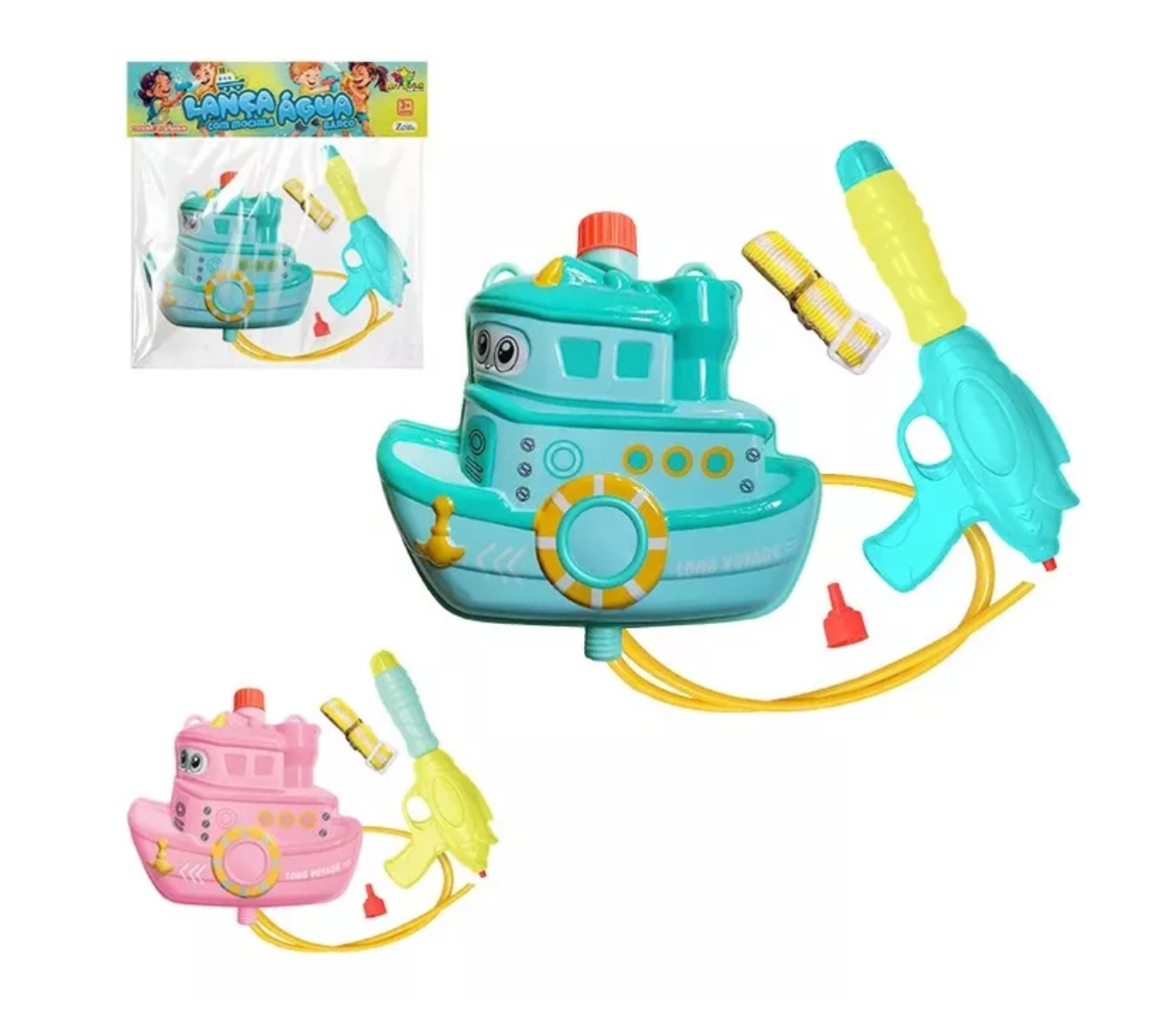 Mochila Lança Água Infantil Verão Carnaval - Imagem 3