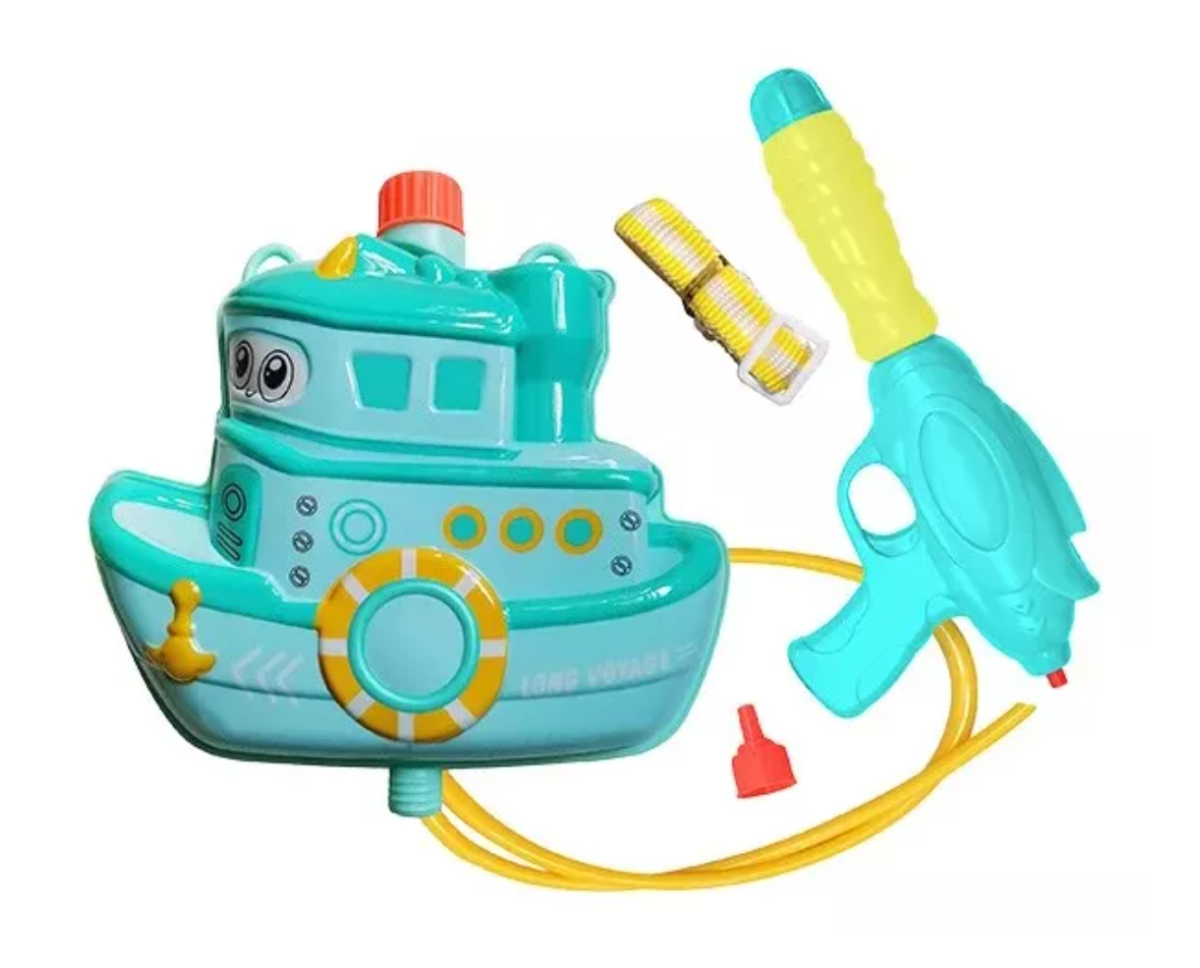 Mochila Lança Água Infantil Verão Carnaval - Imagem 1