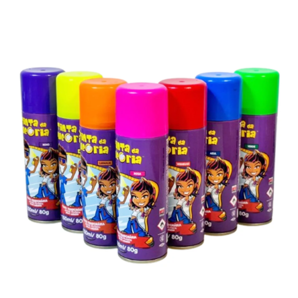 Tinta Spray para cabelo Alegria 150ml/80grs