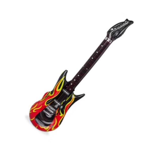 Guitarra inflável anos 80 -  87cm