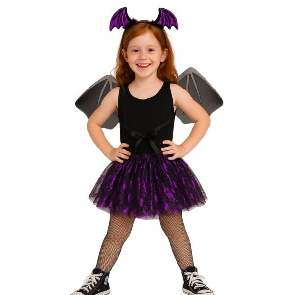 Fantasia Morceguinha Halloween tutu