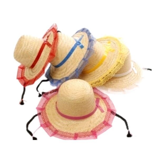 Chapéu Caipira Festa Junina com trançinha
