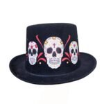 Cartola chapéu caveiras Halloween