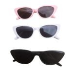 Óculos Gatinha Retro Vintage ANOS 50 60 e 70 rosa branco ou preto - Imagem 2