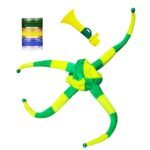 Kit Infantil Copa Brasil Chapéu 3 Tintas Colormake e Corneta - Imagem 2