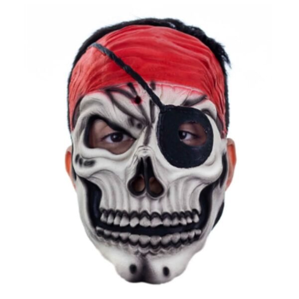 Máscara Caveira Pirata em Látex